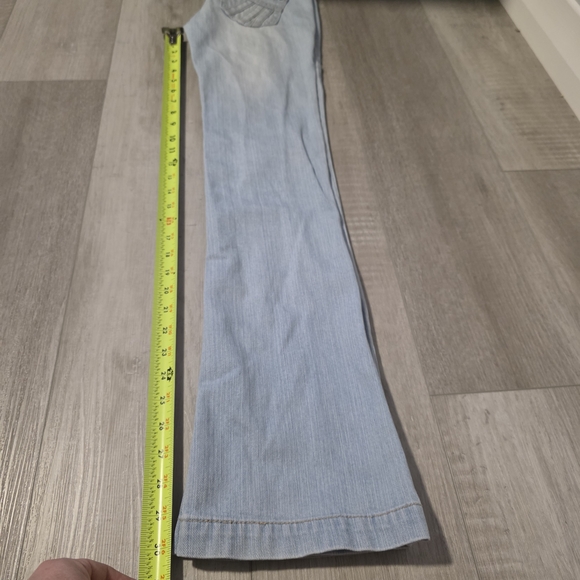 Streetwear Society Light Blue Flare Jeans Y2K - Picture 10 of 13